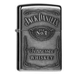 Zapalniczka Zippo Jack Daniel`s Label chrome Emblem 60001209 39815